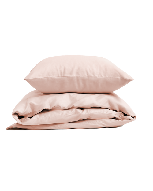 Bäddset Blank Rosa