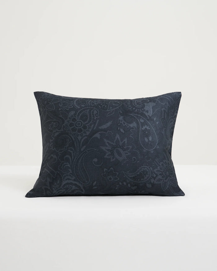 Örngott Paisley Navyblå 50x60 cm i bomullssatin