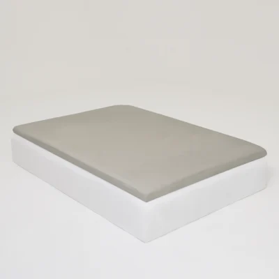 Kuversytt Lakan, Blank Dark Greige, 180x200cm